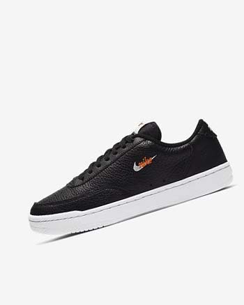 Nike Court Vintage Premium Negros Naranjas Blancos | MX 5362